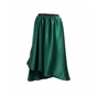 Green with Envy Satin Wrap Skirt