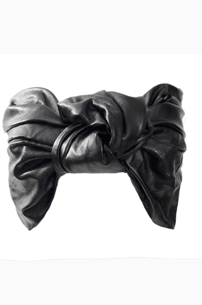 Vegan Leatherette Knot Top