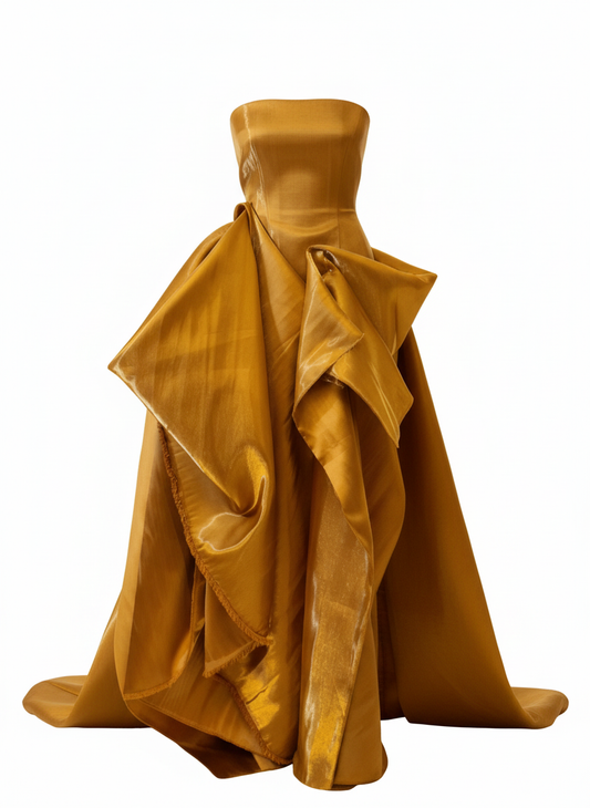 Gold Origami Gown