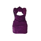 Do Knot heART PURPLE SHINE KNOT DRESS