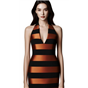 Corten Stripe Micro Cocktail Dress