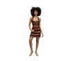 Corten Stripe Micro Cocktail Dress