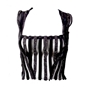 Spotted wool stripe Corset top